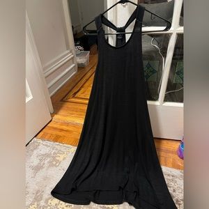 Black razor back summer dress